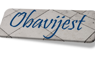 Obavijest učenicima i roditeljima