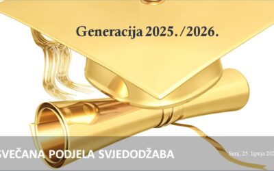 Oproštaj od generacije maturanata 2025./2026.
